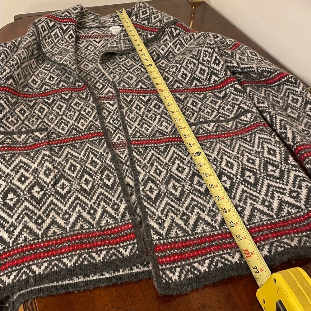 Nordic Style Sweater Coat Long Cardigan - Picture 3 of 4